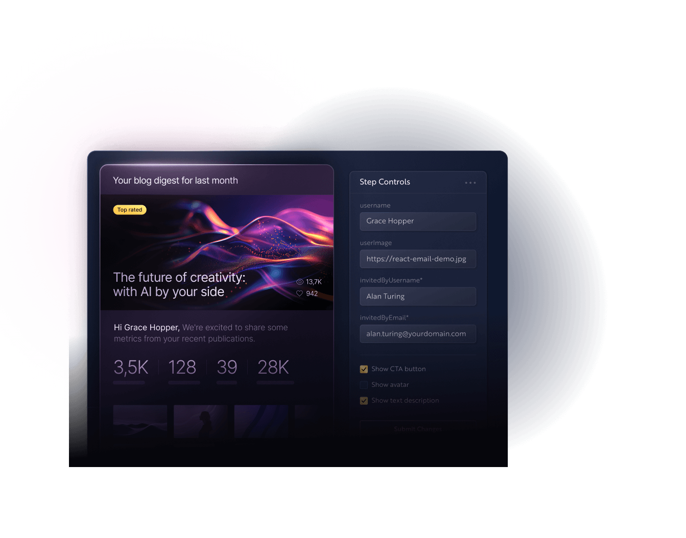 Notification content