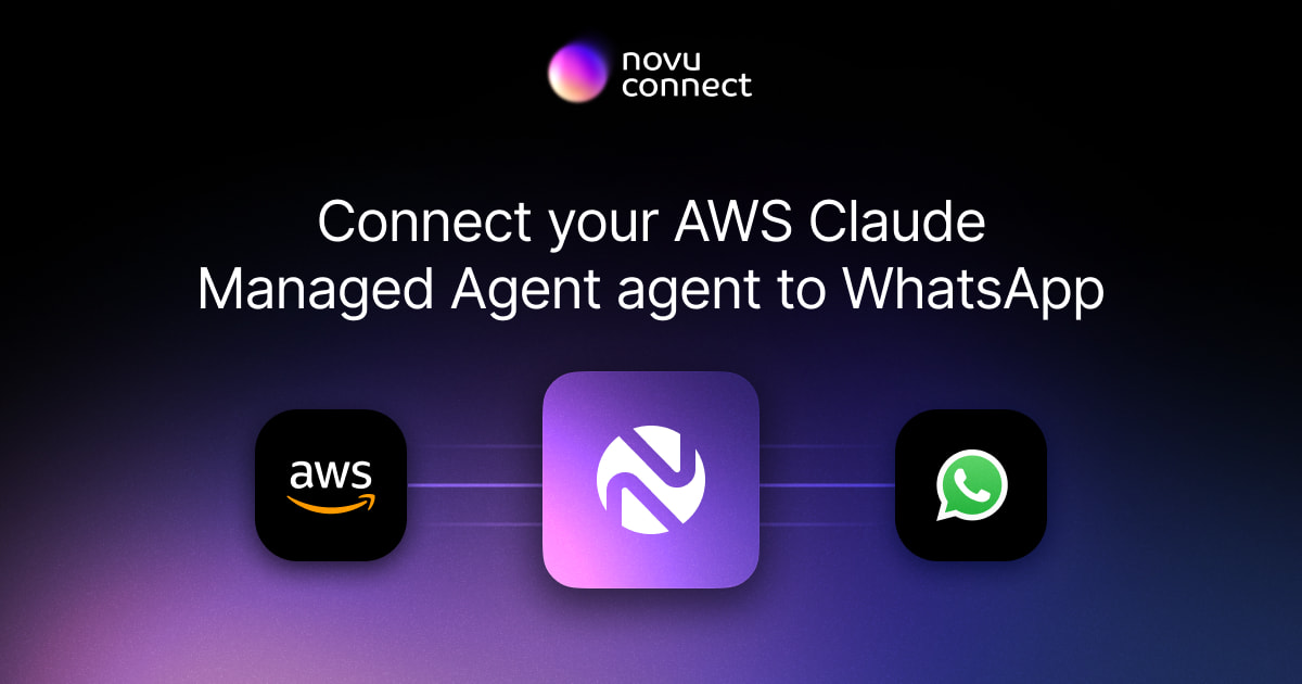 Connect your AWS Claude Managed Agent agent to WhatsApp with Novu Connect